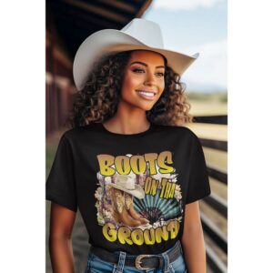 Boots on the ground t shirt