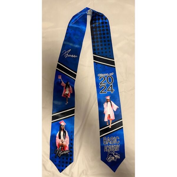 Graduation stole stock image